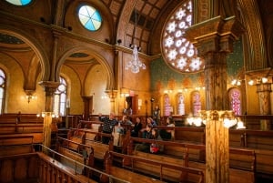 Omvisning med guide på museet i Eldridge Street