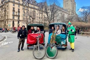 NYC: Elf & Home Alone 2 platserna Central Park Pedicab Tour