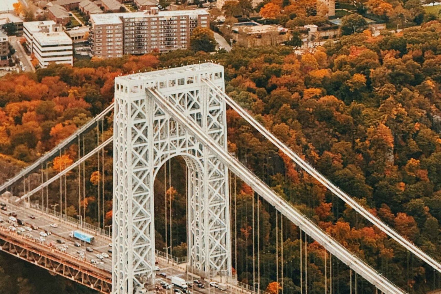 ニューヨーク：街と紅葉のヘリコプターツアー