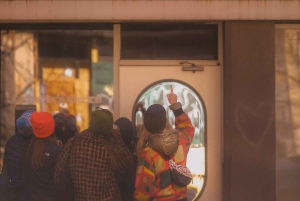 Hyldest fra fans: Taylor Swift på byvandring i New York