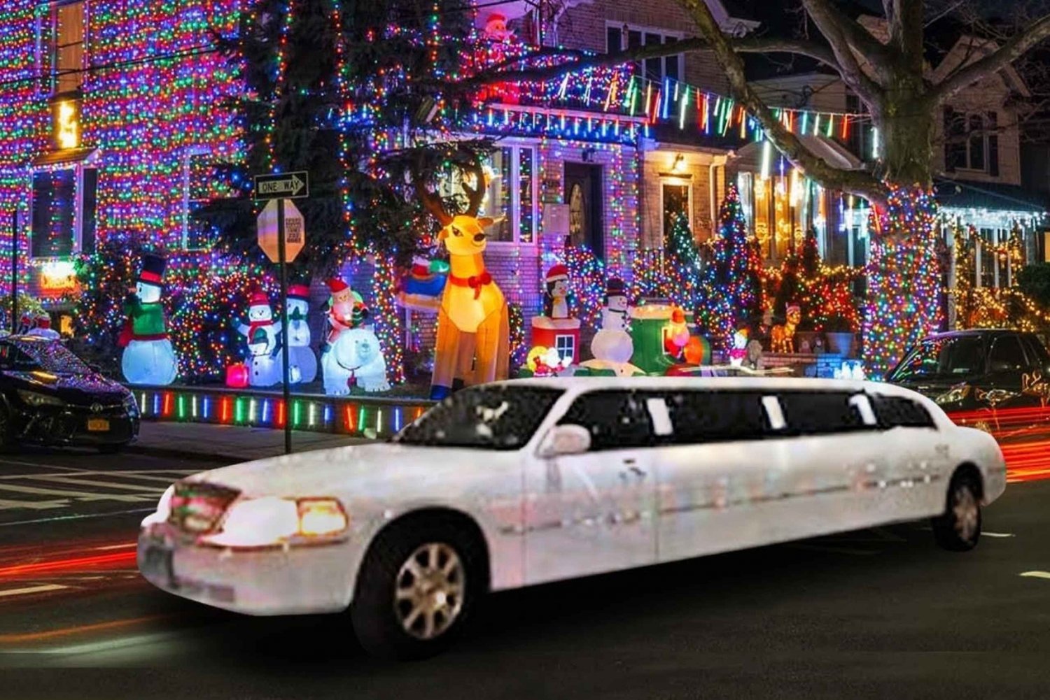 Vanuit Manhattan: Privé kersttour door Brooklyn per limousine