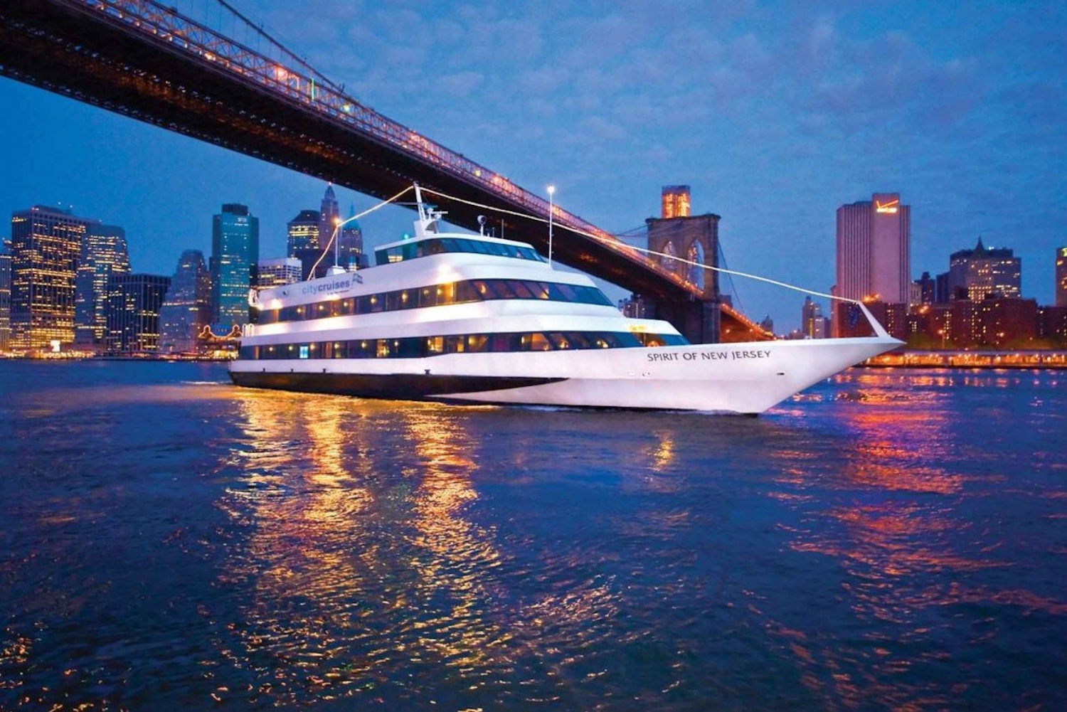 From New Jersey: NYC New Year's Eve Fireworks Dinner Cruise