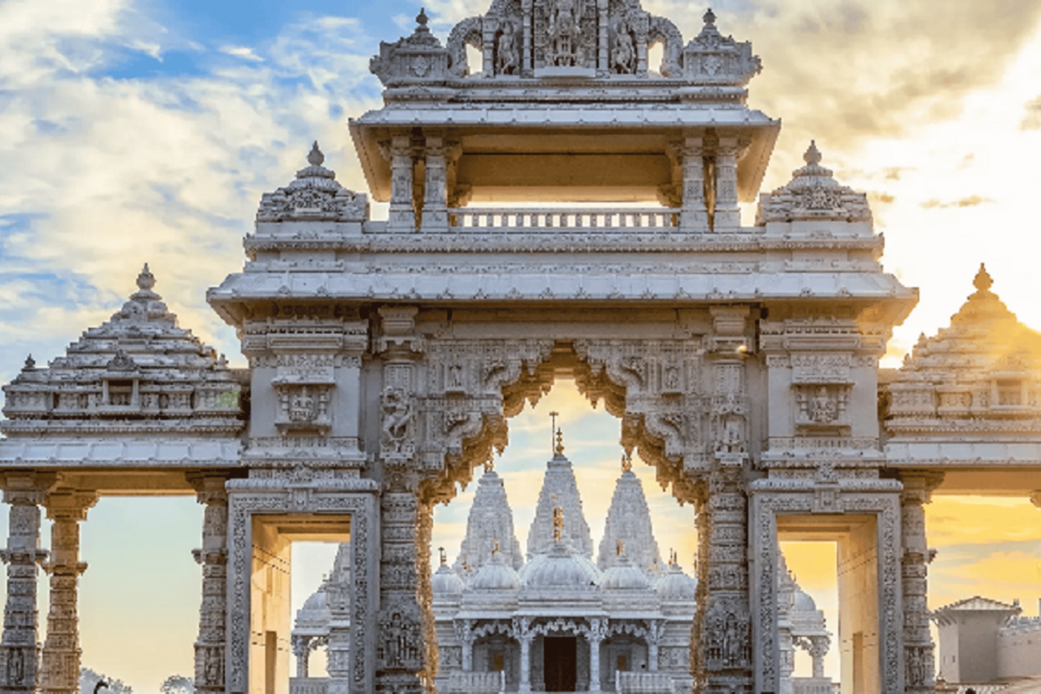 Fra NY: Shri Swaminarayan Mandir, Longwood Gardens 1-dags guidet tur