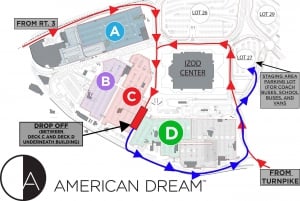 De Nova York: Transporte de ida e volta para o American Dream Mall