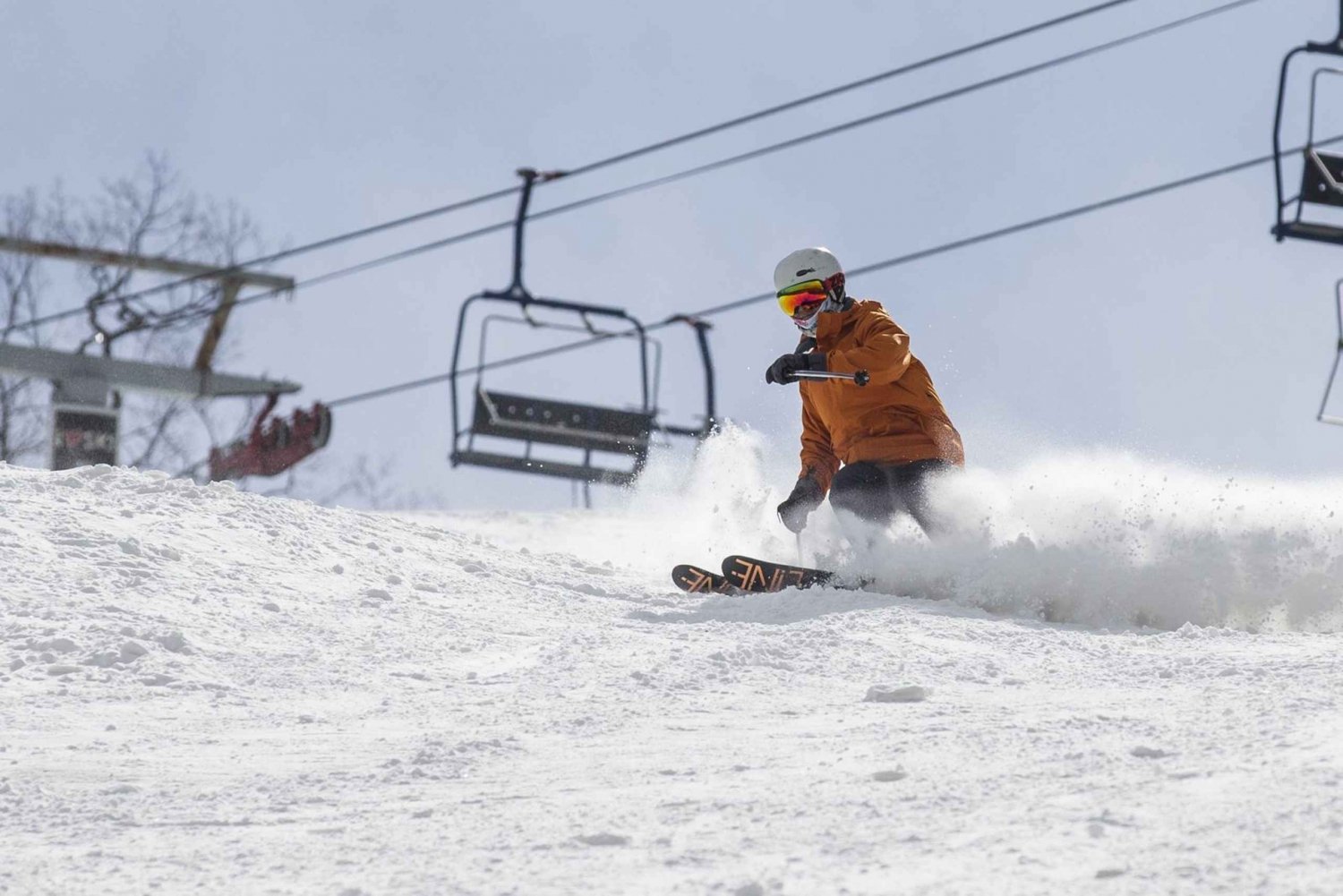 Fra NYC: Ski dagstur til Mountain Creek Resort med udlejning