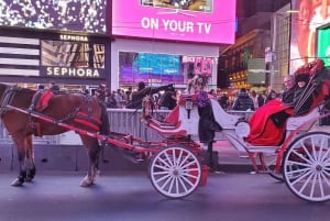 Hevosajelu Rockefeller Centerissä ja Times Squarella