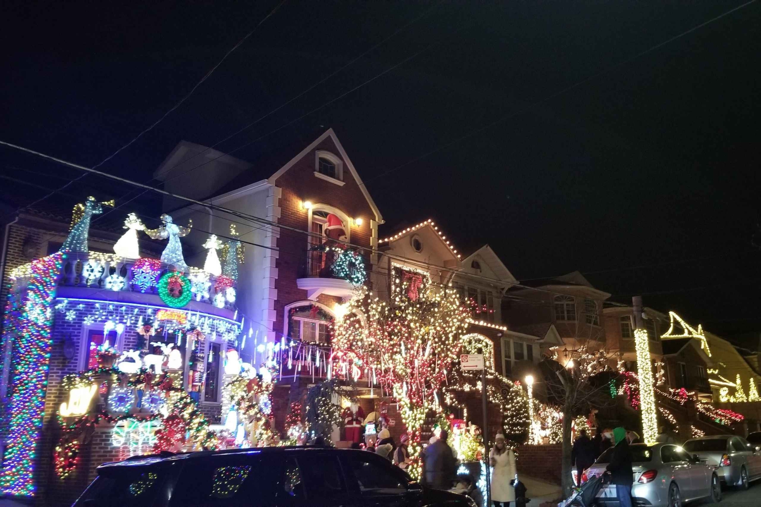 Upea jouluvalojen kierros Dyker Heights Brooklynissa