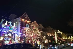 Prachtige kerstverlichtingstocht door Dyker Heights Brooklyn