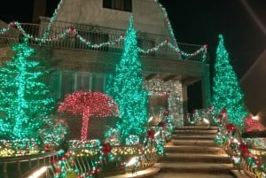 Prachtige kerstverlichtingstocht door Dyker Heights Brooklyn