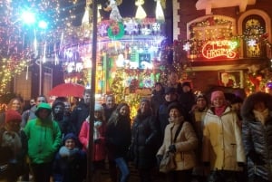 Prachtige kerstverlichtingstocht door Dyker Heights Brooklyn