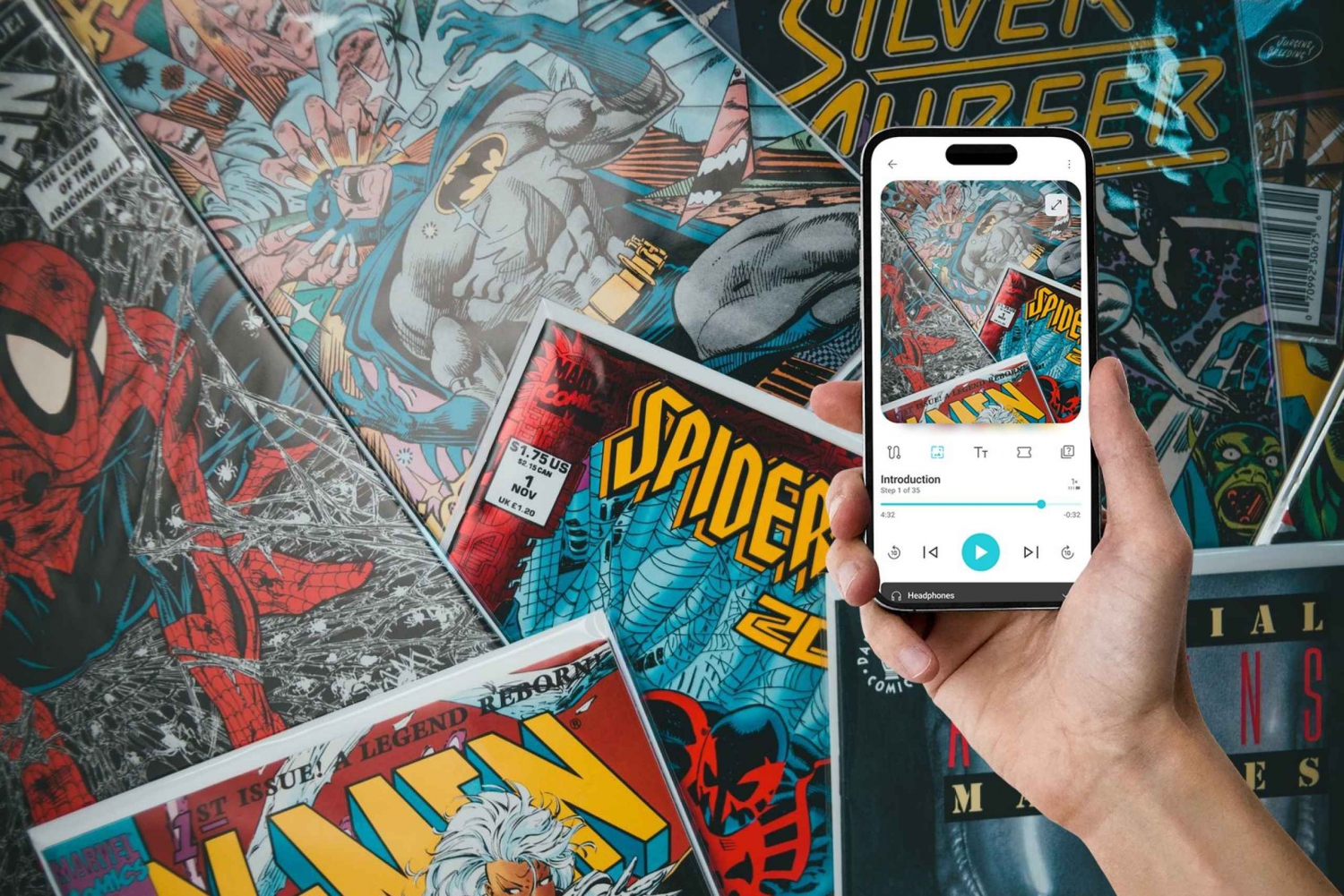 Universo Marvel em Nova York Tour de áudio no aplicativo em inglês