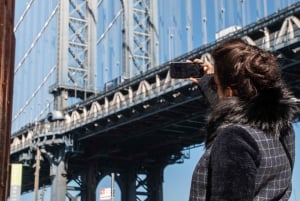 New York: Tour guidato a piedi del ponte di Brooklyn e di DUMBO