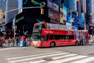 New York City : Carte d'attraction avec les sites incontournables