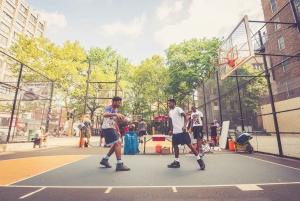 New York City basketrunda till fots