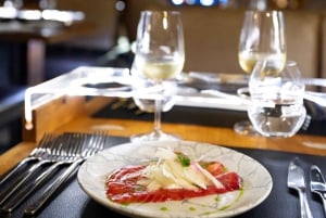 NYC Bustronome Gourmet Sightseeing Middagstur Panoramabus