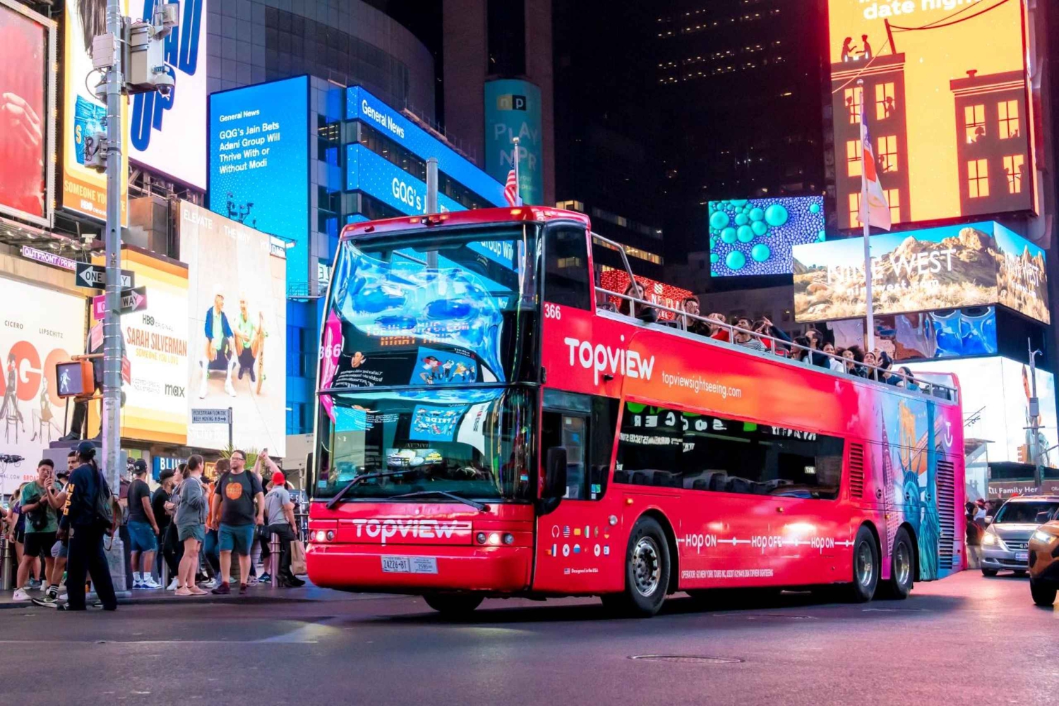 Нью-Йорк: Discover Pass с автобусным туром с возможностью свободного входа и выхода