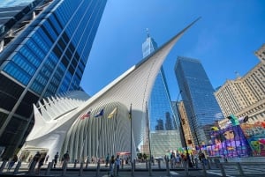 NYC: Tour guidato a piedi del Financial District Inglese-Spagnolo