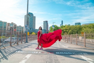 New York City: Fotografering i flygande klänning