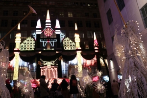 New York: Rondleiding door kerstverlichting in een privé fietstaxi