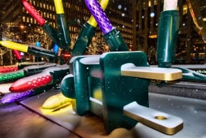 Nowy Jork: Wycieczka piesza Holiday Lights Extravaganza