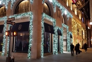 Nowy Jork: Wycieczka piesza Holiday Lights Extravaganza