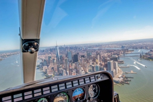 helikoptervlucht boven Manhattan