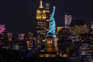 Tour nocturno del skyline de Nueva York en helicóptero