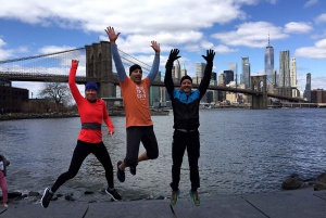 Circuit de course à pied dans la ville de New York : Courir sur le pont de Brooklyn