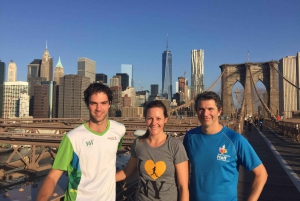 Circuit de course à pied dans la ville de New York : Courir sur le pont de Brooklyn