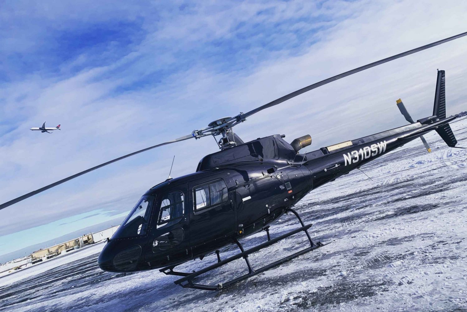 Ciudad de Nueva York: Excursión panorámica en helicóptero y traslado al aeropuerto