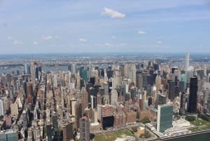 New York City: panoramische helikoptertour en luchthaventransfer