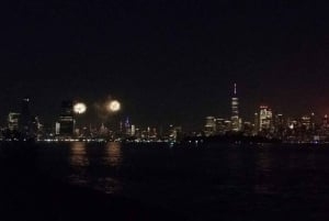 Skyline van New York City & vuurwerk 4 juli