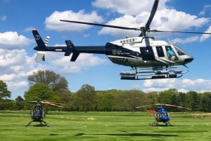 New Jersey: Helikoptertur till New York Citys nattsilhuett