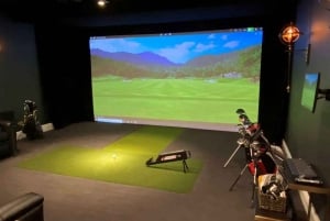 Ciudad de Nueva York: Experiencia de golf en RV con pizza y cerveza