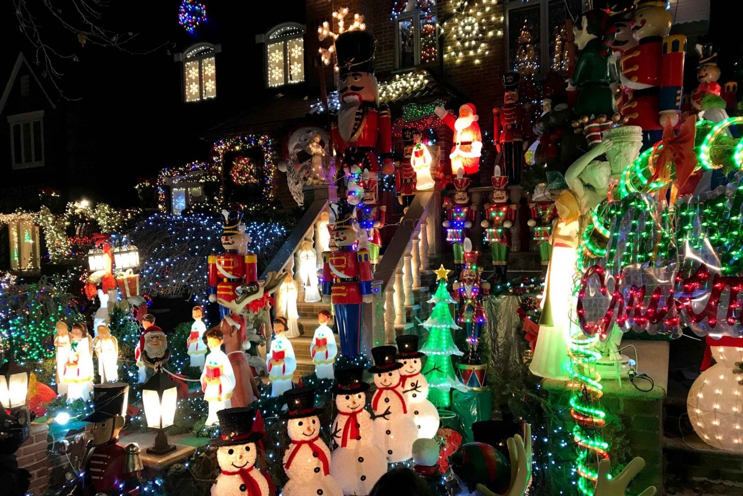 Nueva York: Recorrido por las luces de Navidad de Dyker Heights + Galletas navideñas