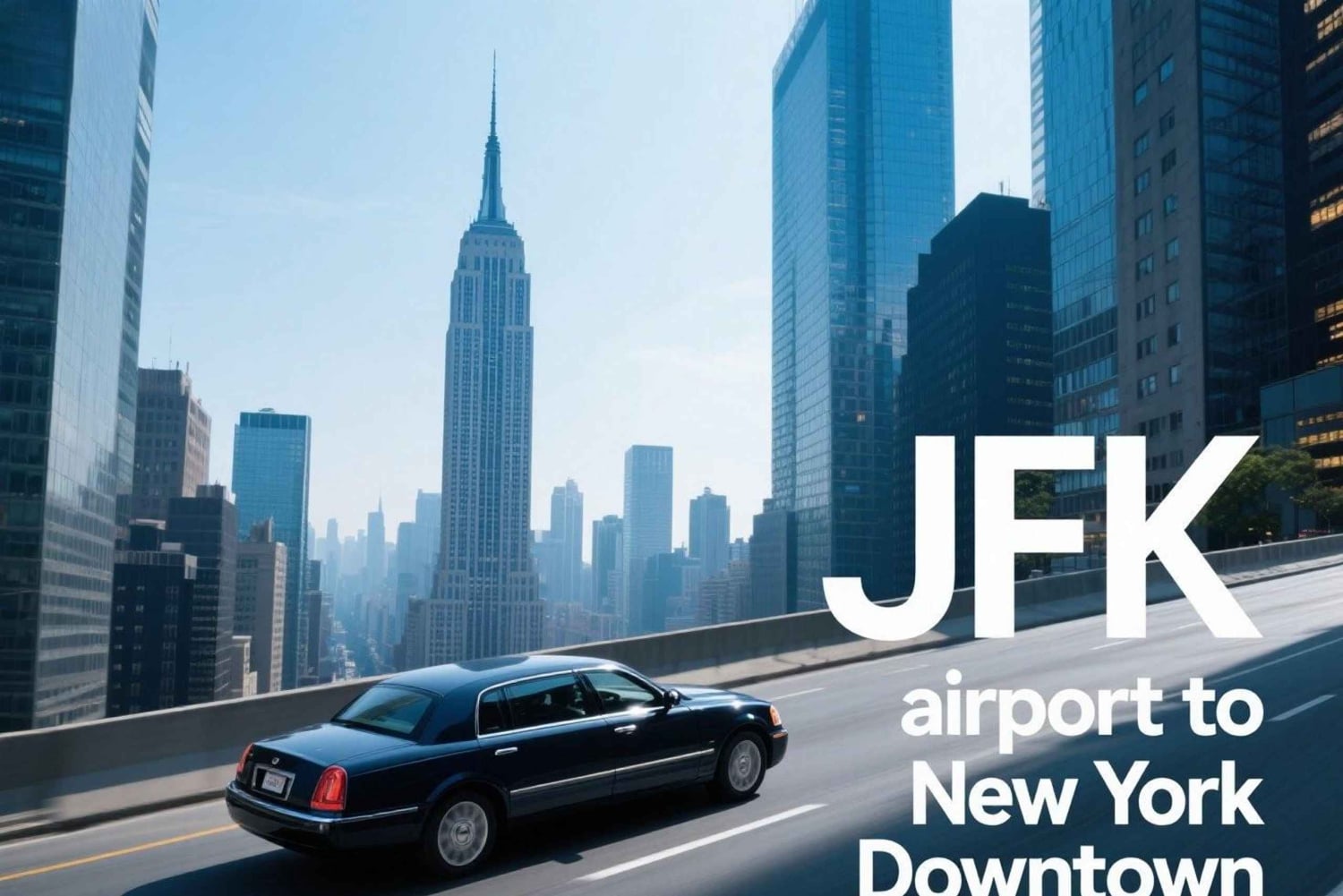 New York: transfer aeroportuale privato dall'aeroporto John F. Kennedy