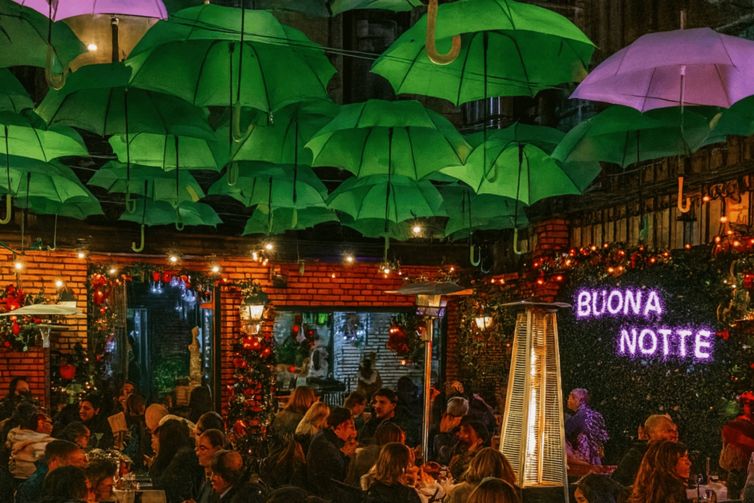 Nueva York: Tour navideño por Little Italy con cena italiana