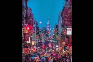 Nueva York: Tour navideño por Little Italy con cena italiana