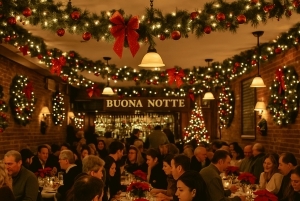 Nueva York: Tour navideño por Little Italy con cena italiana