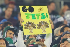 New York: New York Jets fotbollsmatch på Metlife Stadium