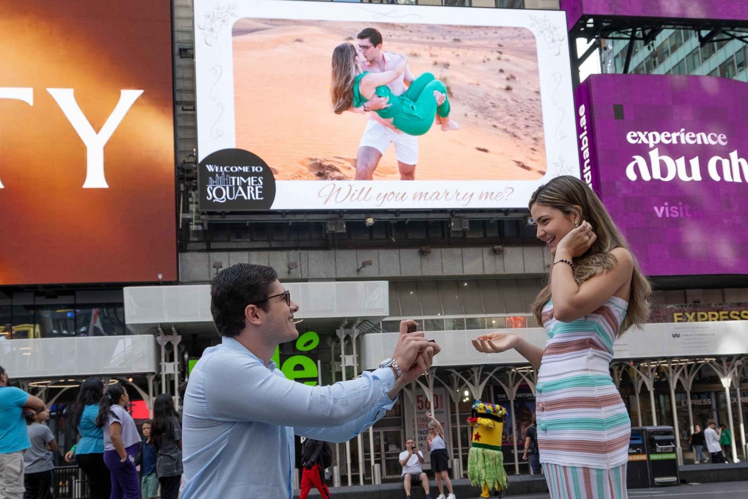 New York : Photoshoot à Times Square NYC