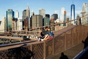 New York: Professionel fotoshoot ved Brooklyn Bridge