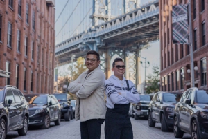 ニューヨーク：ブルックリン橋でのプロの写真撮影