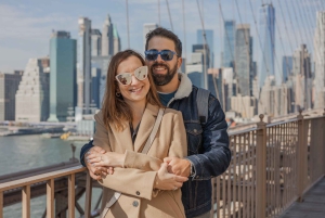 ニューヨーク：ブルックリン橋でのプロの写真撮影