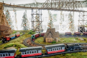 Nueva York: tour en autobús del té + espectáculo del tren navideño del Jardín Botánico de Nueva York