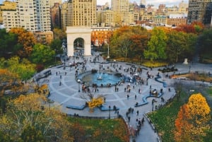 Privat spasertur på universitetsområdet i New York