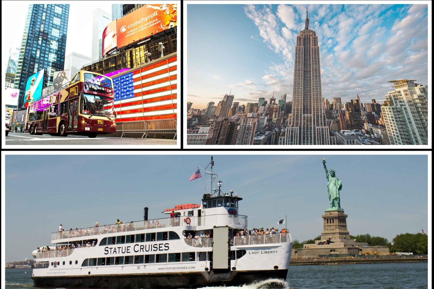 NY: Freiheitsstatue, Empire State Building und Hop-On/Hop-Off-Tour