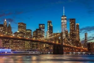 夜のニューヨーク：トップハイライトを巡る3時間の豪華バスツアー