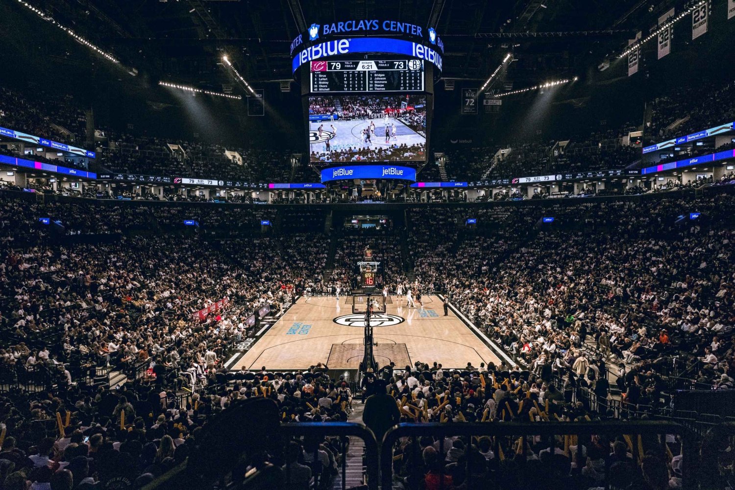 NYC: Brooklyn Nets NBA biljett till match i Barclays Center