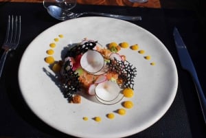 NYC Bustronome: Gourmet-Sightseeing-Tour mit Mittagessen im Panoramabus